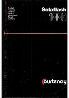 Courtenay Ltd Solaflash 1000 manual. Camera Instructions.